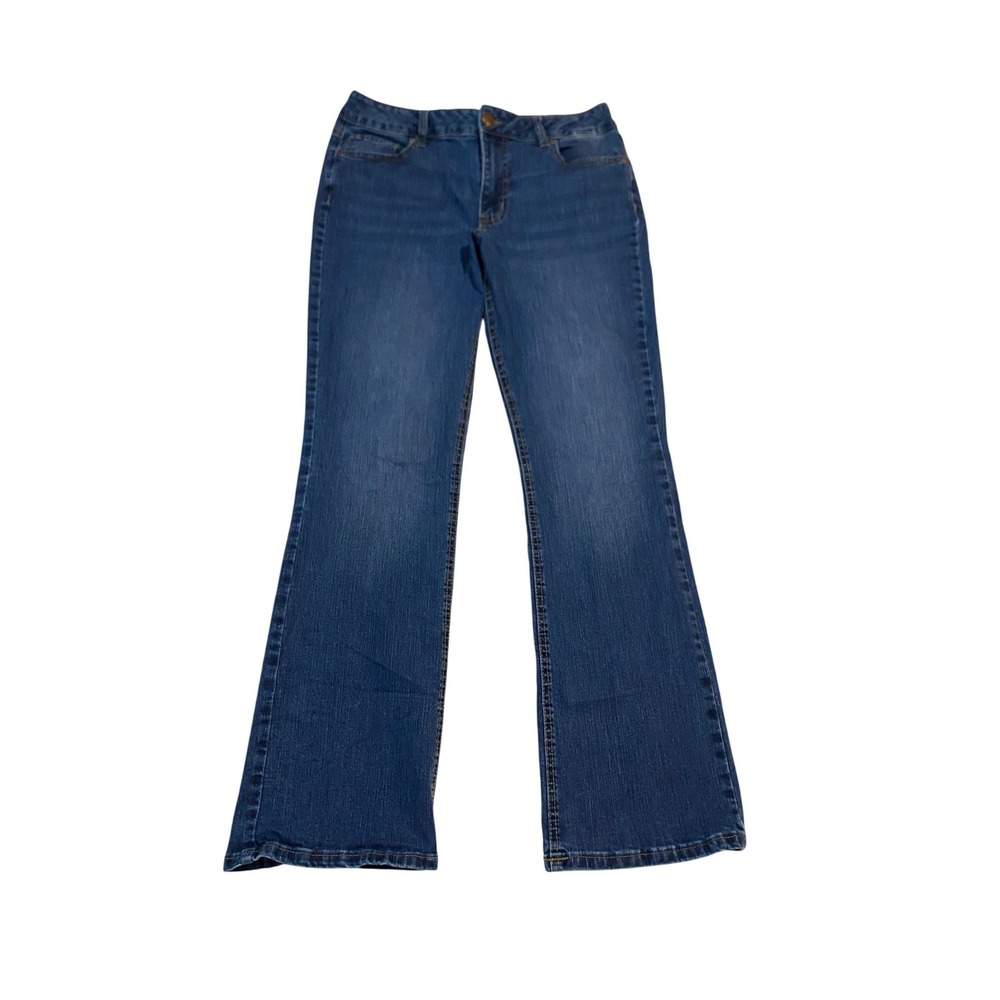 Maurices M Jeans Classic Slim Boot Curvy High Rise Blue Denim Jeans Size 12 Reg
